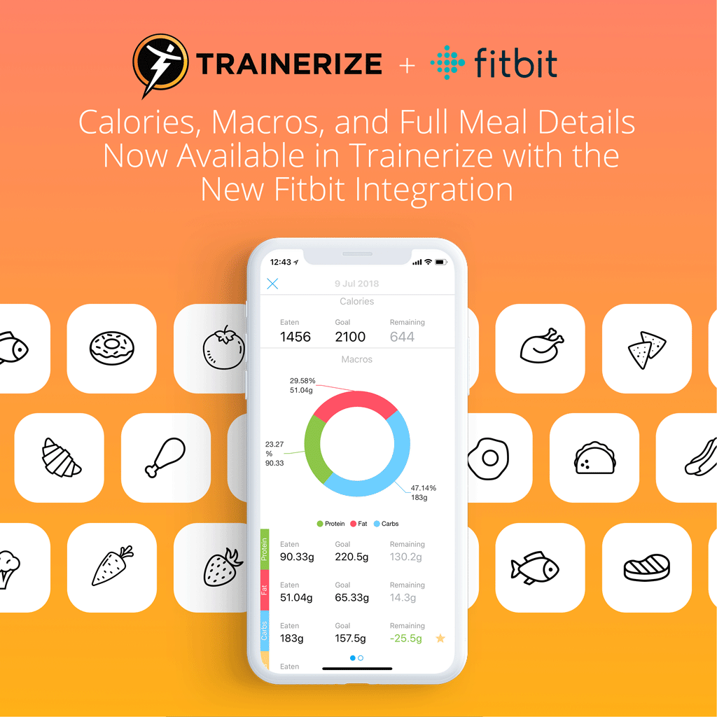 Get Access to Complete Meal Logs with the New Trainerize Fitbit Integration • Fitness Business Blog