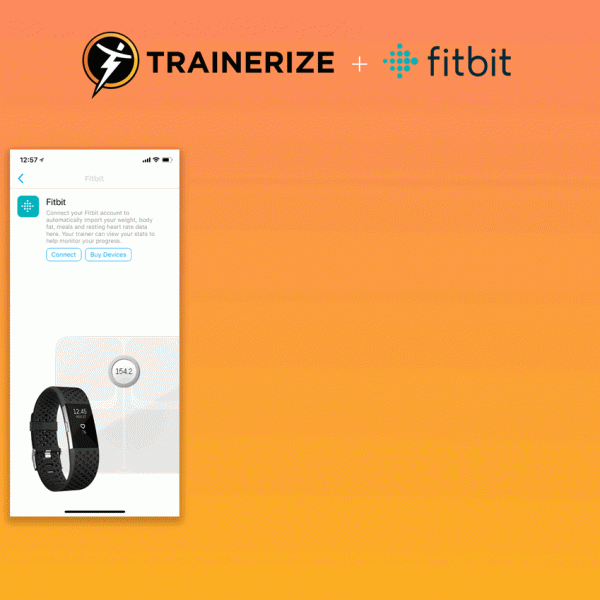 Invite your clients to connect their Fitbit account then log their meals
